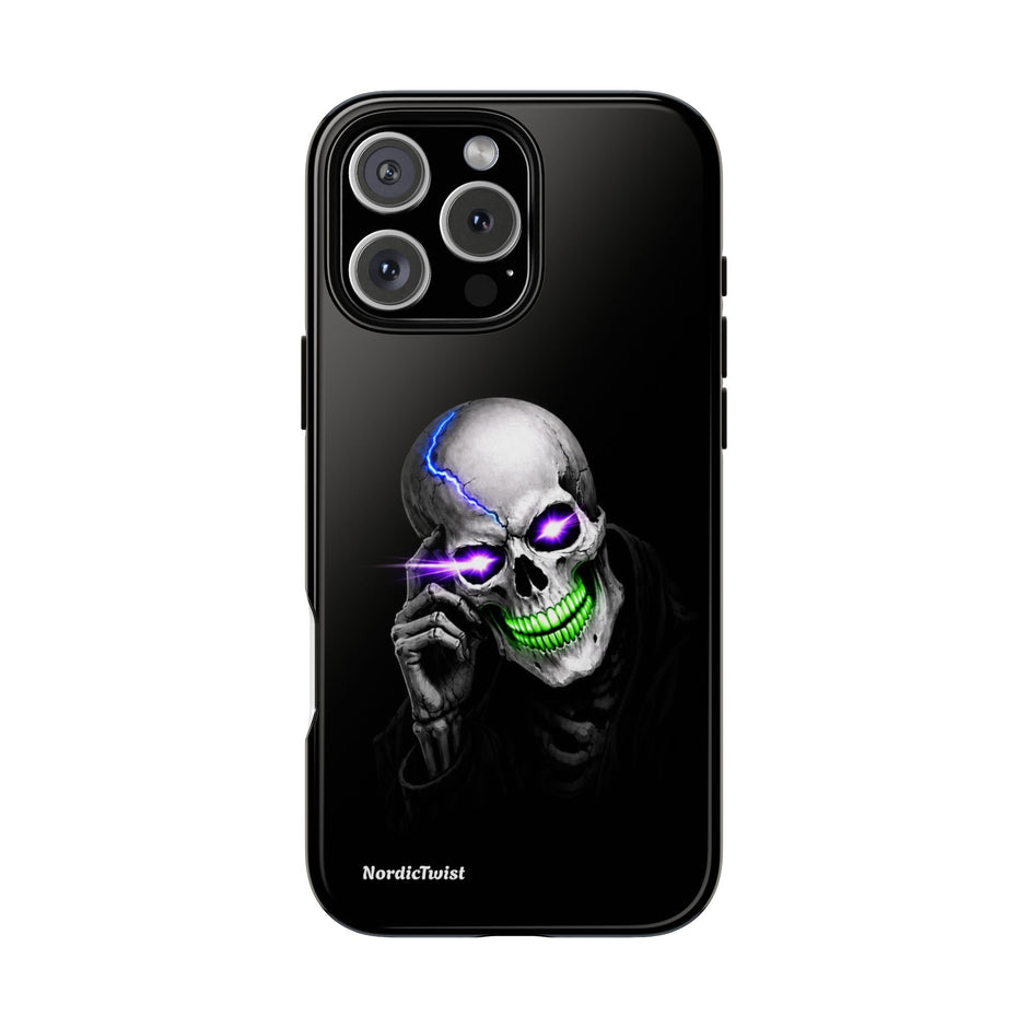 Neon Skull Tough Phone Case