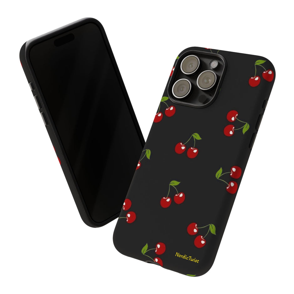 Cherry Pattern Tough Phone Case