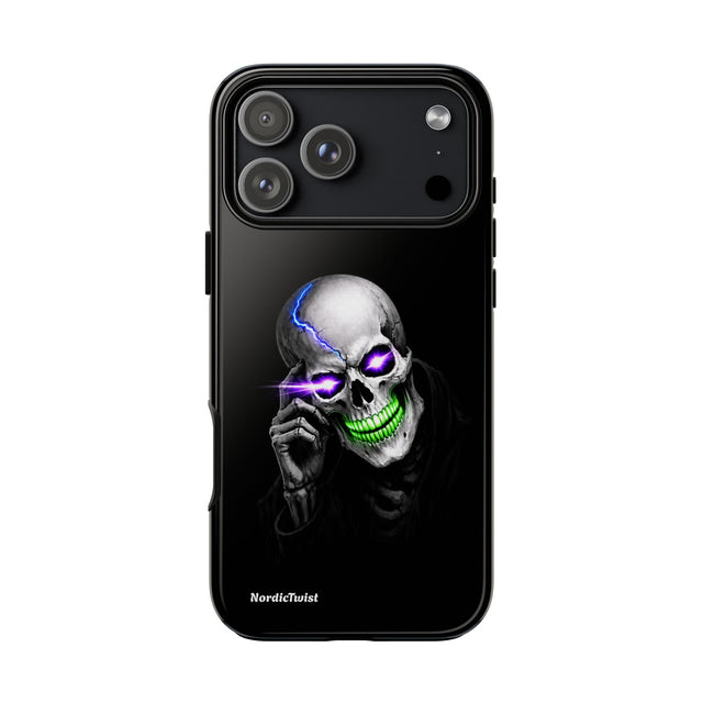 Neon Skull Tough Phone Case