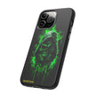Tough Phone Case – Green Grim Reaper Skull Gothic Design