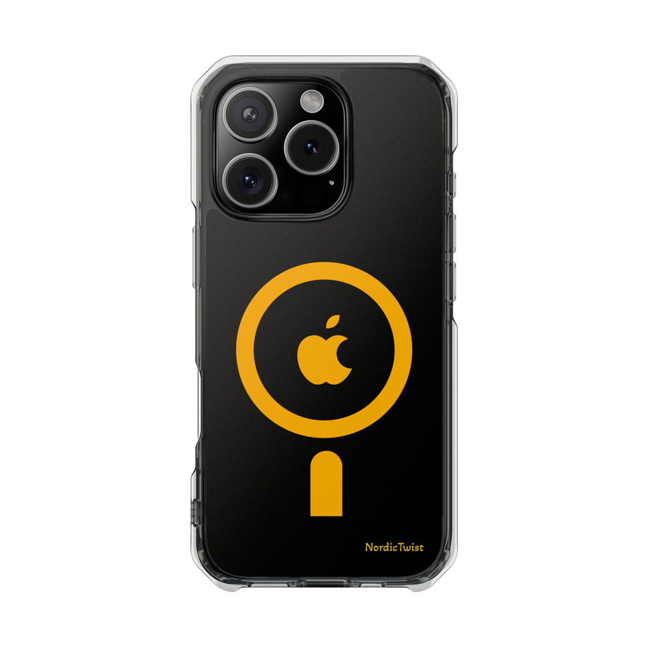 MagSafe Clear Phone Case – Yellow Ring