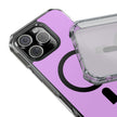 Clear Magnetic Phone Case Minimal Purple