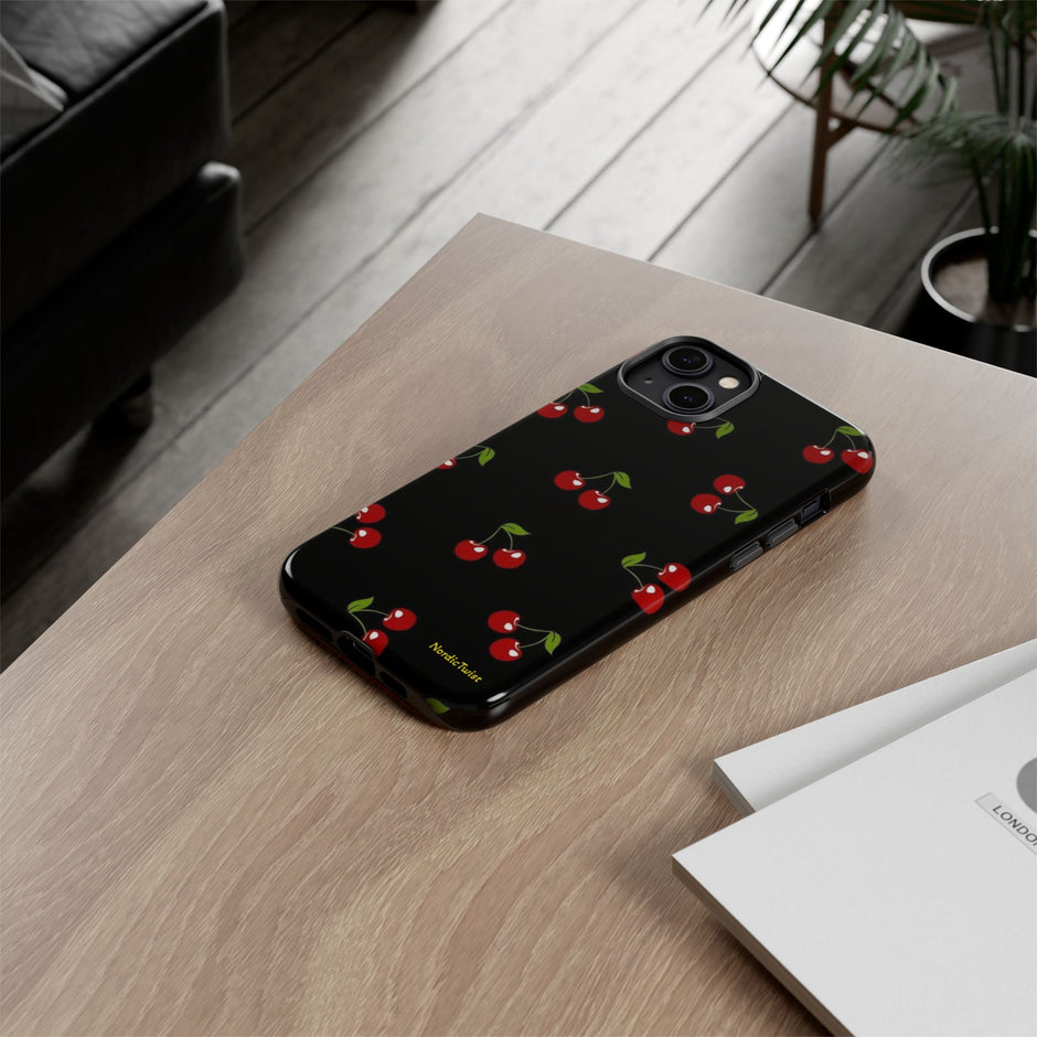 Cherry Pattern Tough Phone Case