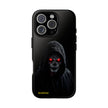 Tough Phone Case – Hooded Grim Reaper with Red Glowing Eyes