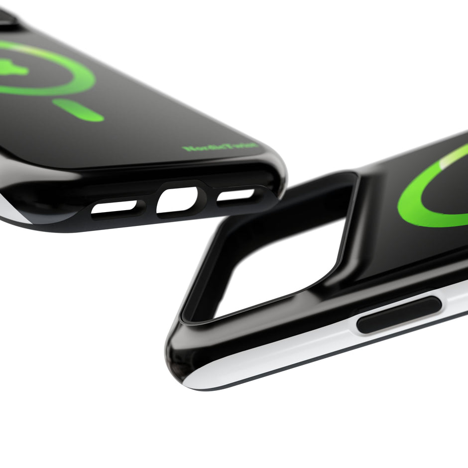 MagSafe Mobilskal Neongrön Ring
