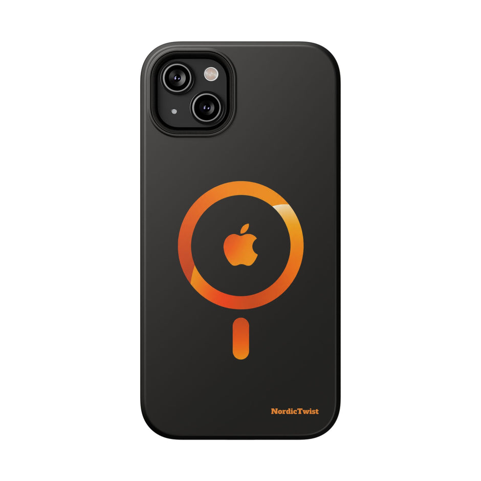Stöttåligt MagSafe iPhone-skal – Orange Sökikon