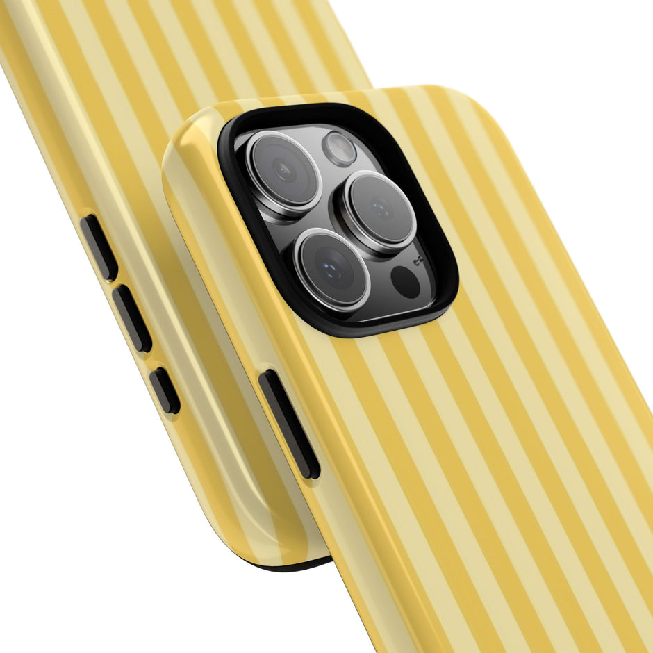 Yellow Stripe Tough Phone Case