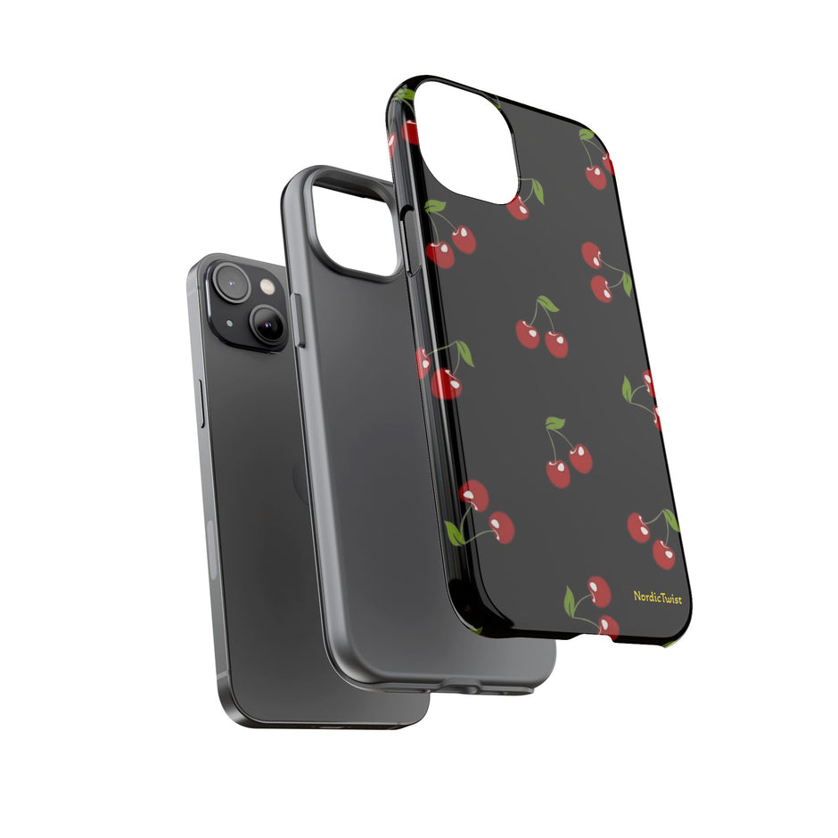 Cherry Pattern Tough Phone Case
