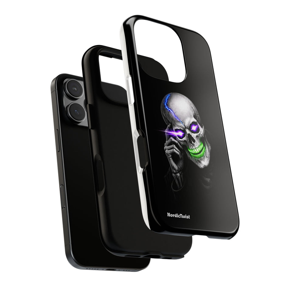 Neon Skull Tough Phone Case