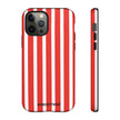 Red Striped Phone Case - Tough Cases for Stylish Protection