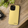 Yellow Stripe Tough Phone Case