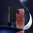Cherry Bow Phone Case — Cute Red Gradient Protective Cover