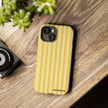 Yellow Stripe Tough Phone Case