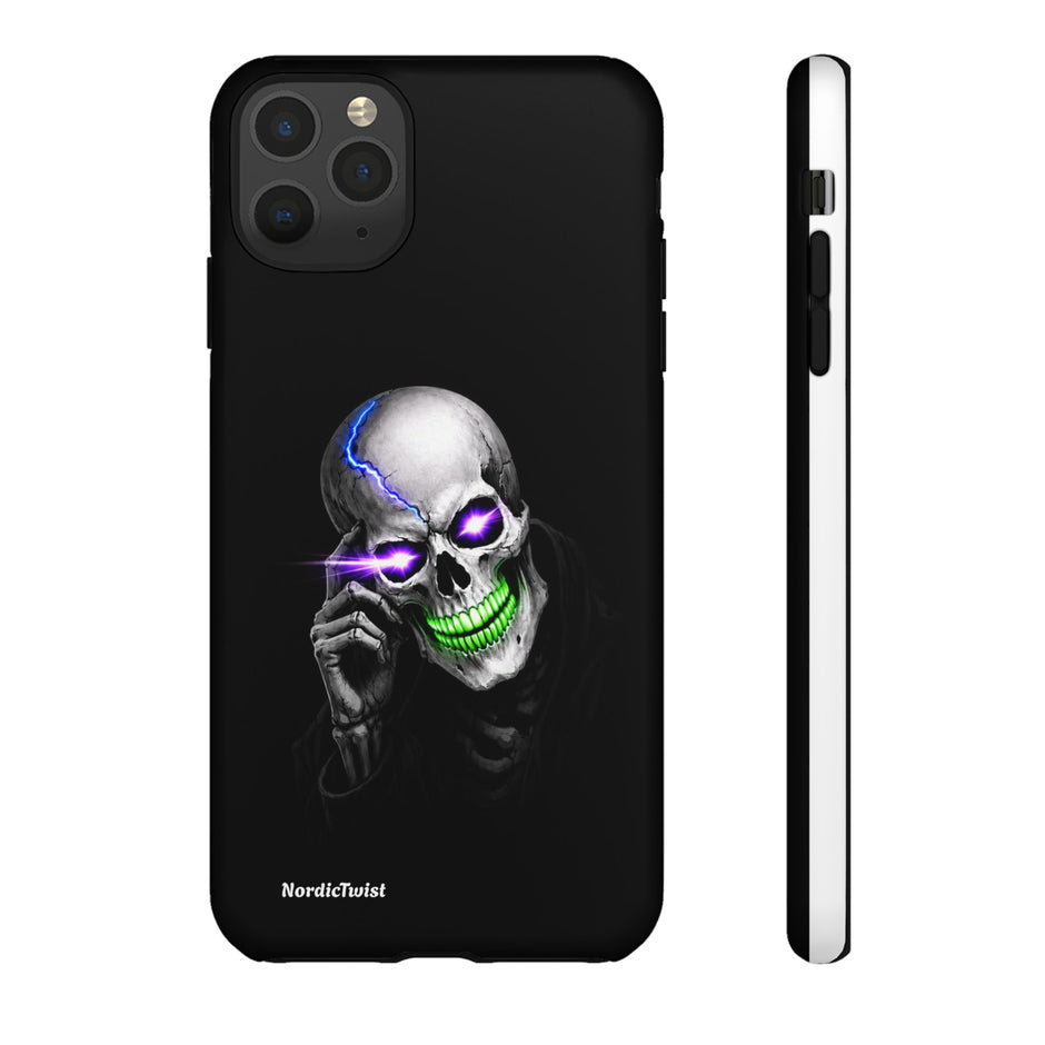 Neon Skull Tough Phone Case