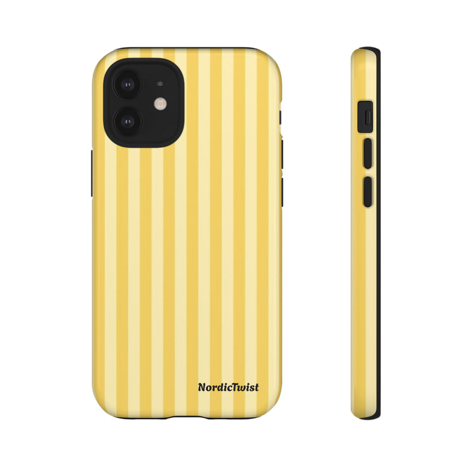 Yellow Stripe Tough Phone Case