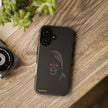 Tough Phone Case – Hooded Grim Reaper with Red Glowing Eyes