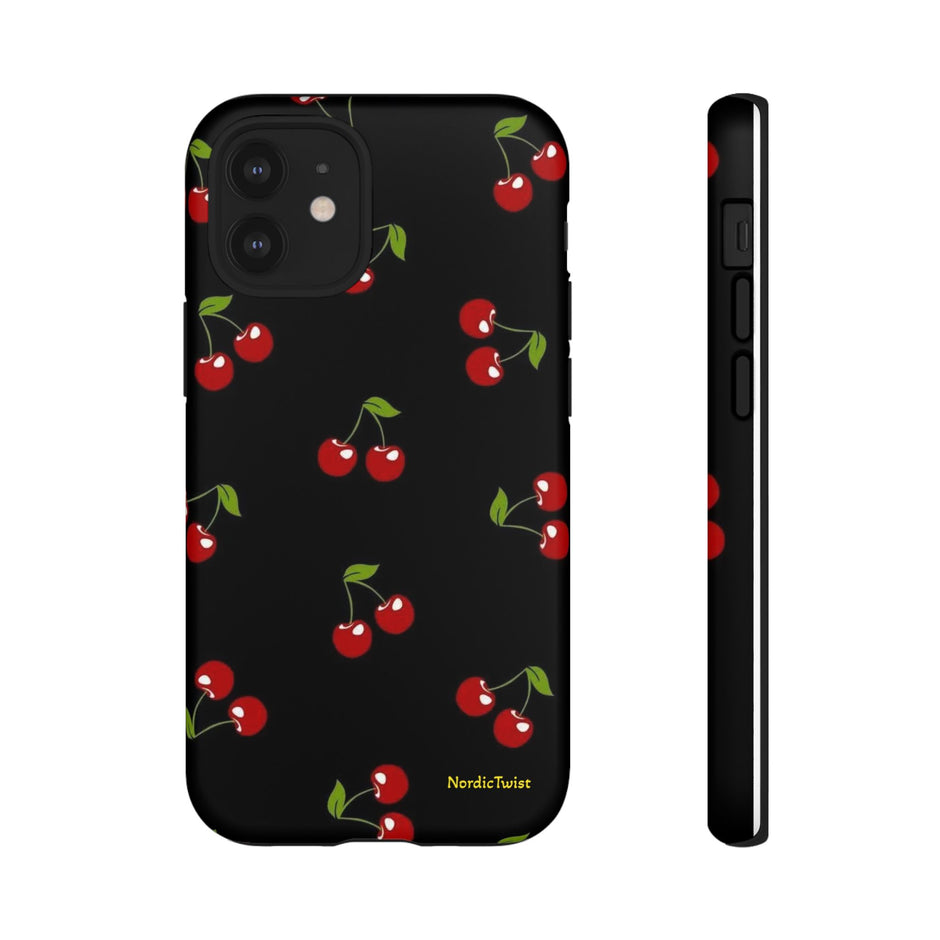 Cherry Pattern Tough Phone Case