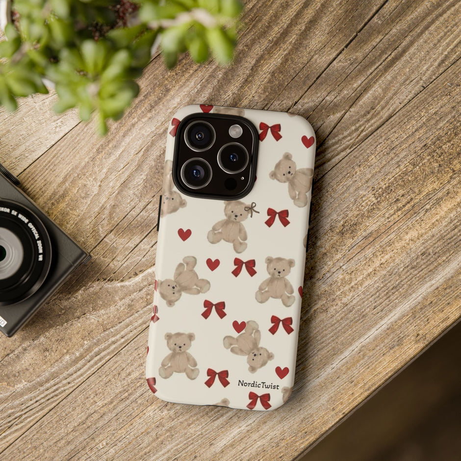 Teddy Bear Hearts Phone Case