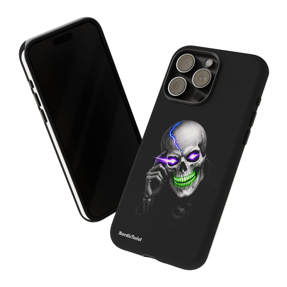 Neon Skull Tough Phone Case