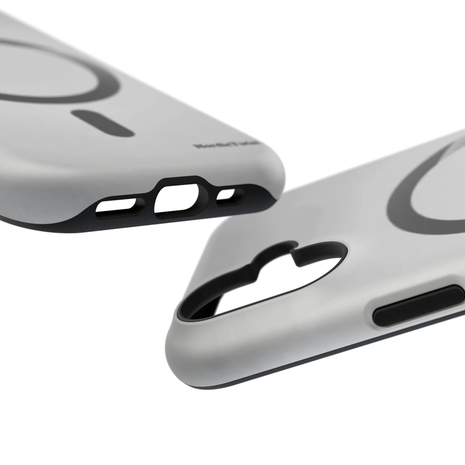 MagSafe Mobilskal – Grå Ringdesign