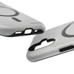 MagSafe Mobilskal – Grå Ringdesign
