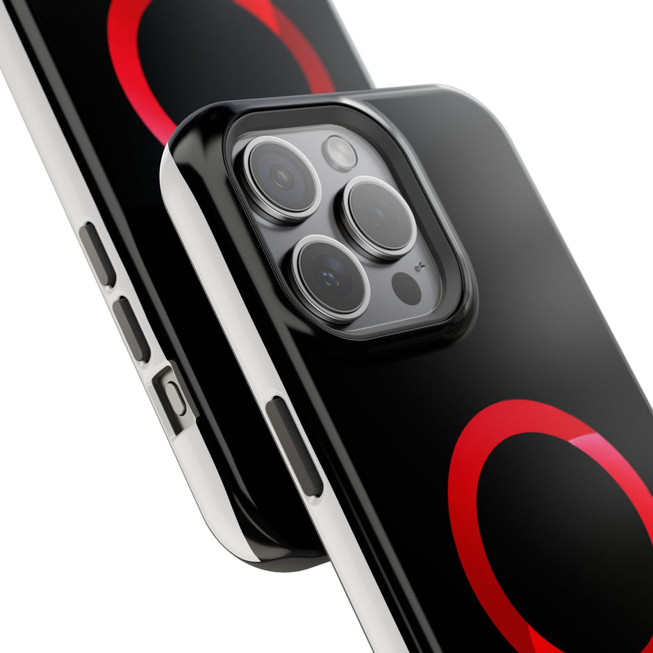 MagSafe Mobilskal – Röd Ringdesign