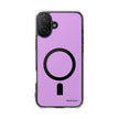 Clear Magnetic Phone Case Minimal Purple