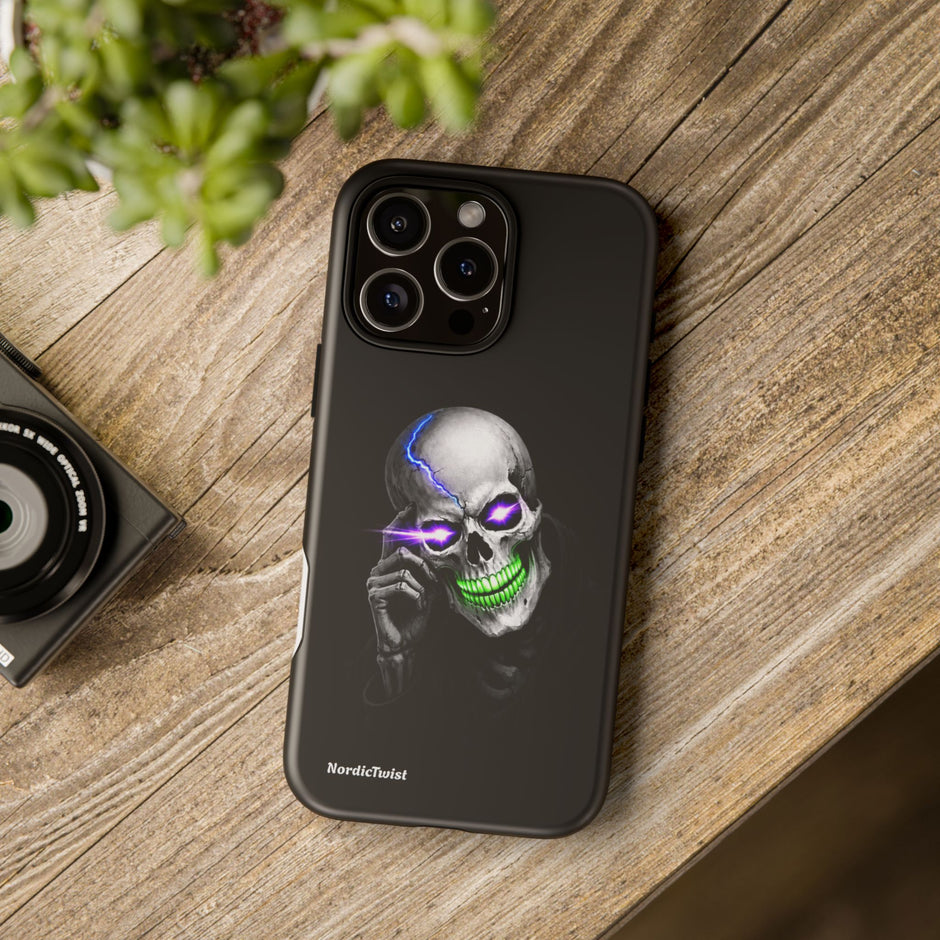 Neon Skull Tough Phone Case