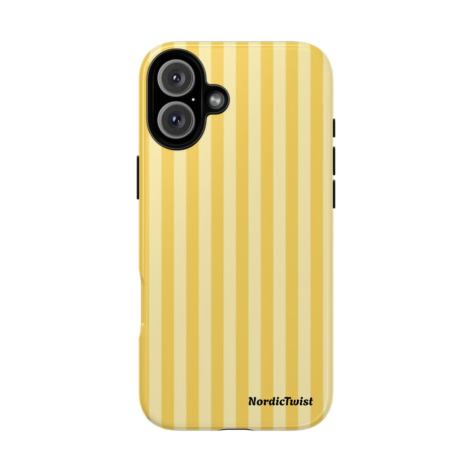 Yellow Stripe Tough Phone Case