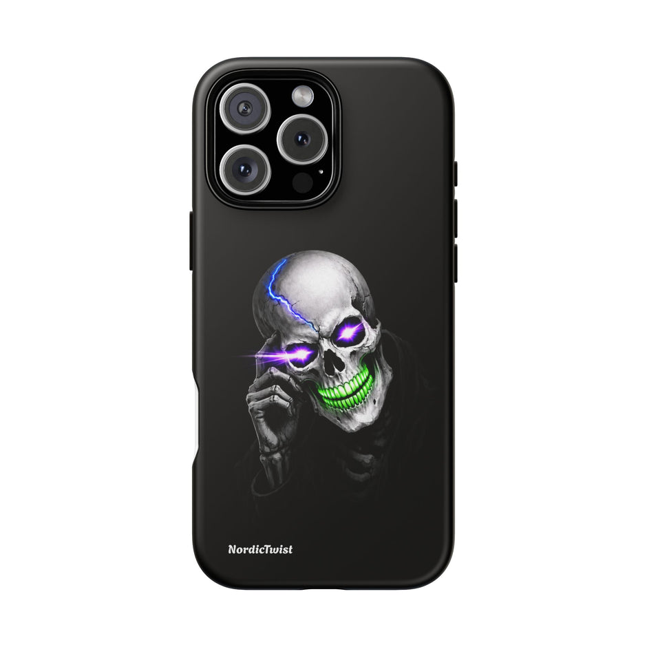Neon Skull Tough Phone Case