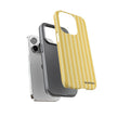 Yellow Stripe Tough Phone Case
