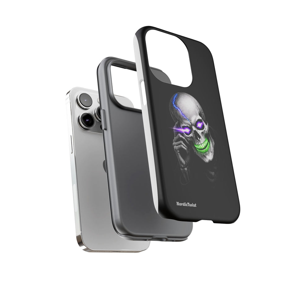 Neon Skull Tough Phone Case