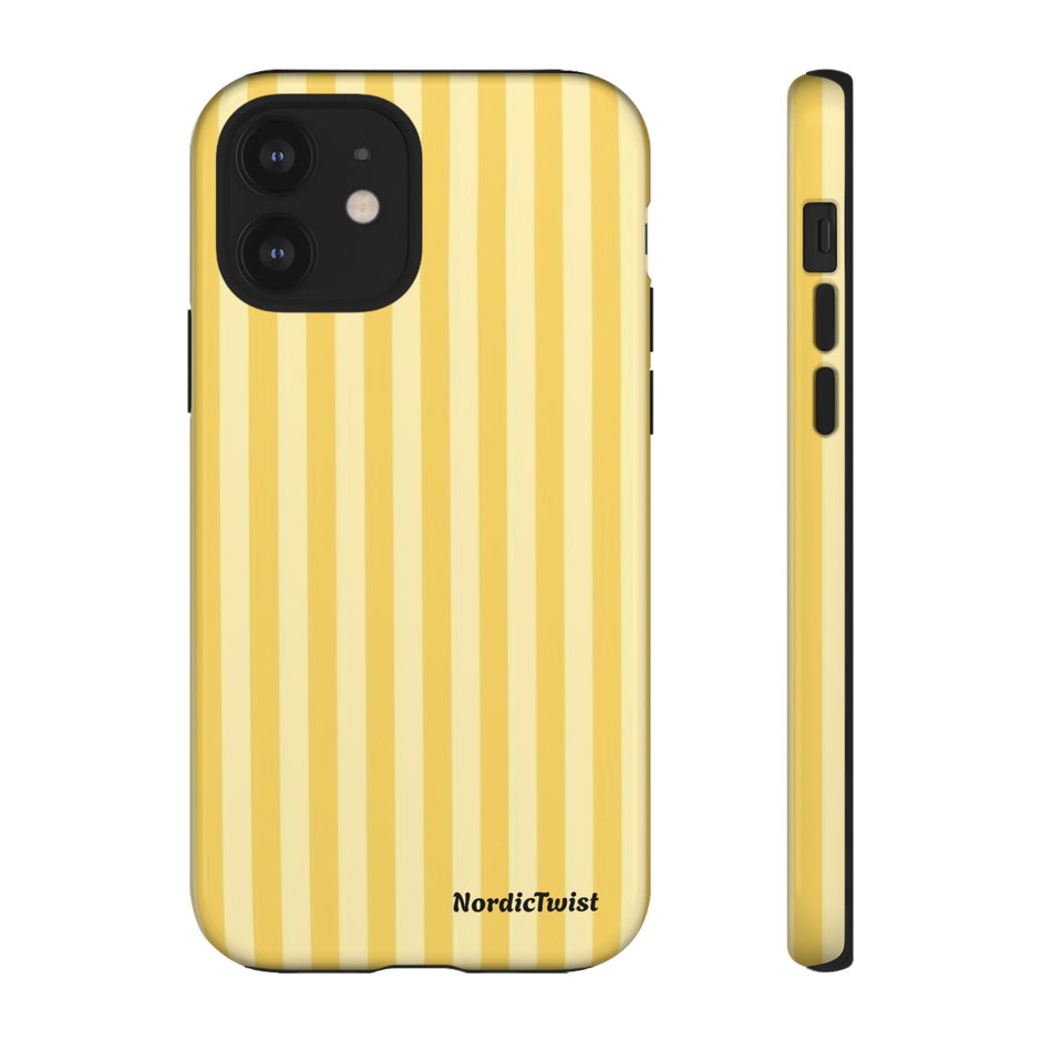 Yellow Stripe Tough Phone Case