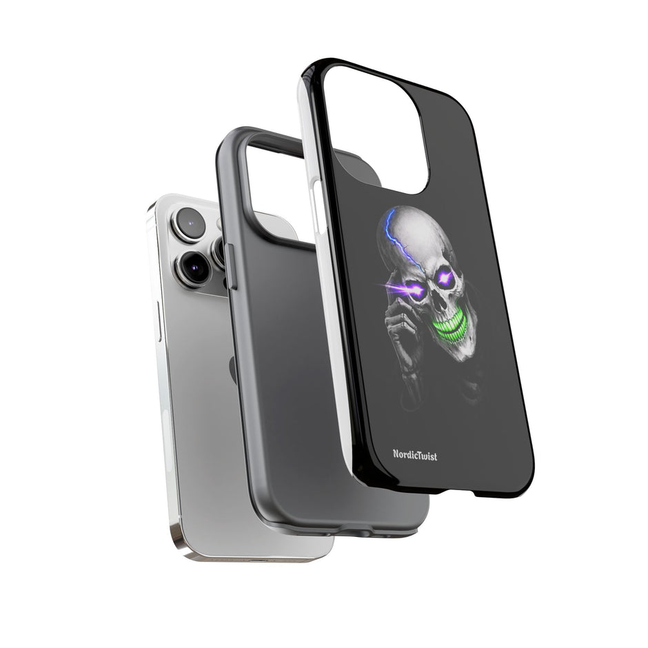 Neon Skull Tough Phone Case