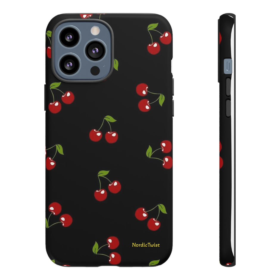 Cherry Pattern Tough Phone Case