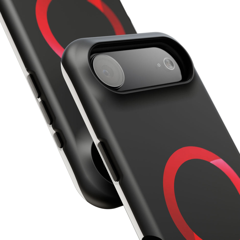 MagSafe Mobilskal – Röd Ringdesign