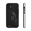 Tough Phone Case – Hooded Grim Reaper with Red Glowing Eyes
