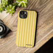 Yellow Stripe Tough Phone Case