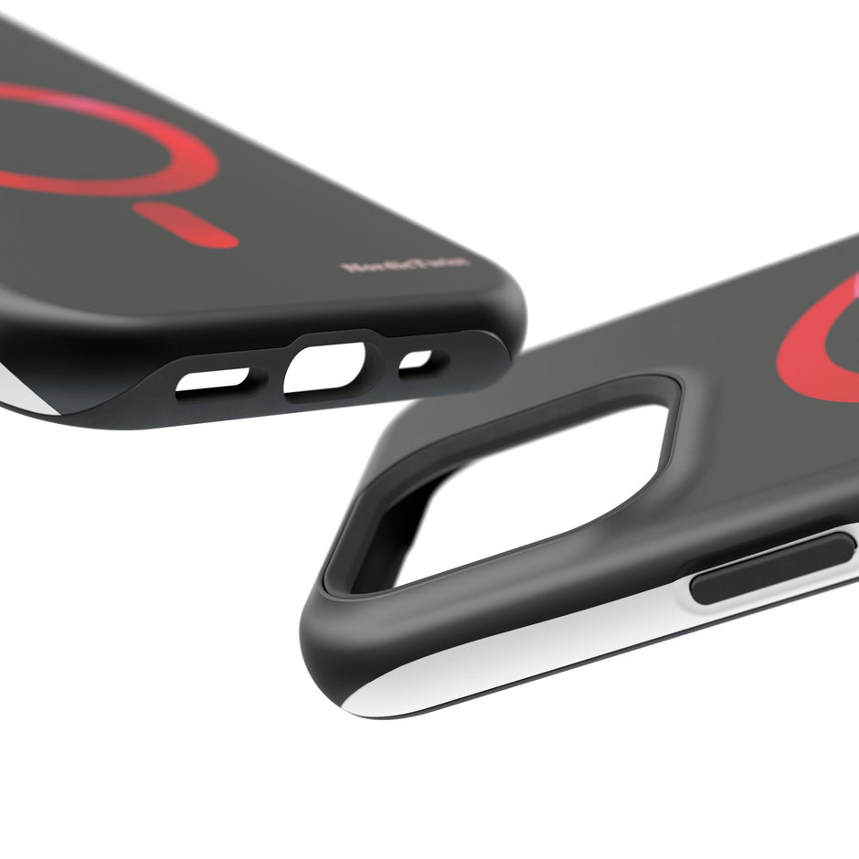 MagSafe Mobilskal – Röd Ringdesign