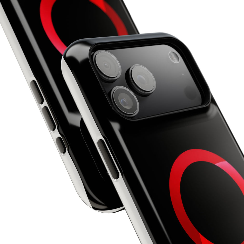 MagSafe Mobilskal – Röd Ringdesign
