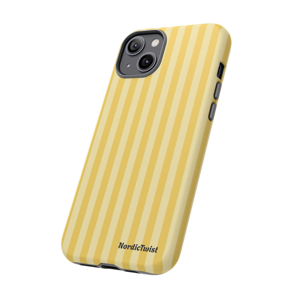 Yellow Stripe Tough Phone Case