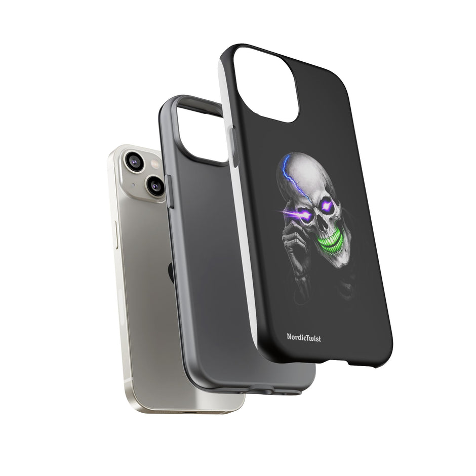 Neon Skull Tough Phone Case