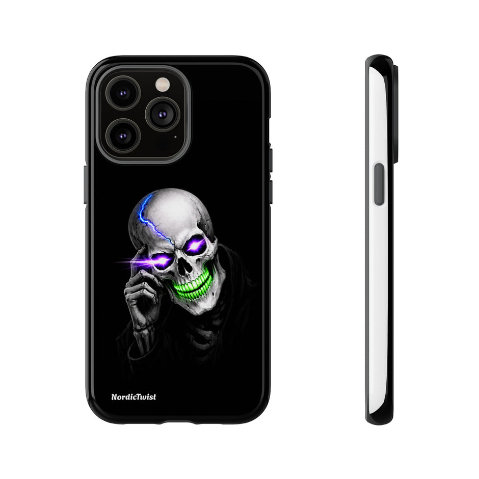 Neon Skull Tough Phone Case