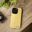 Yellow Stripe Tough Phone Case