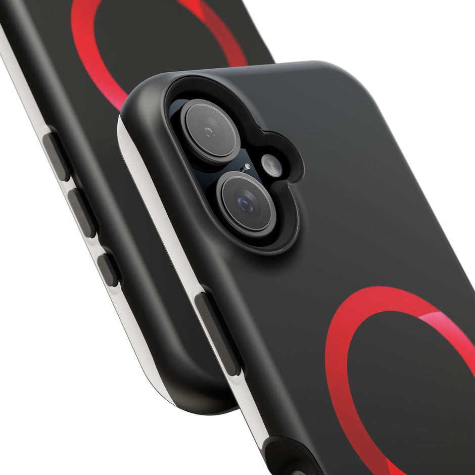 MagSafe Mobilskal – Röd Ringdesign