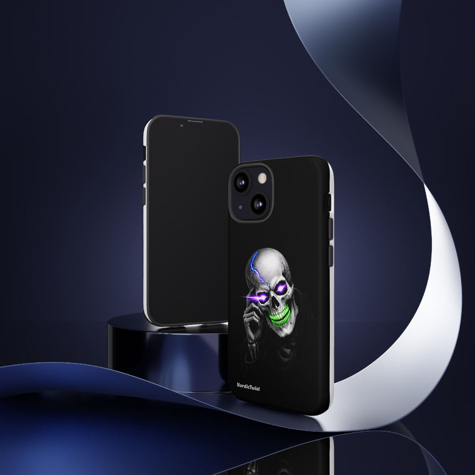 Neon Skull Tough Phone Case