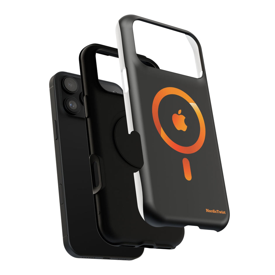 Stöttåligt MagSafe iPhone-skal – Orange Sökikon