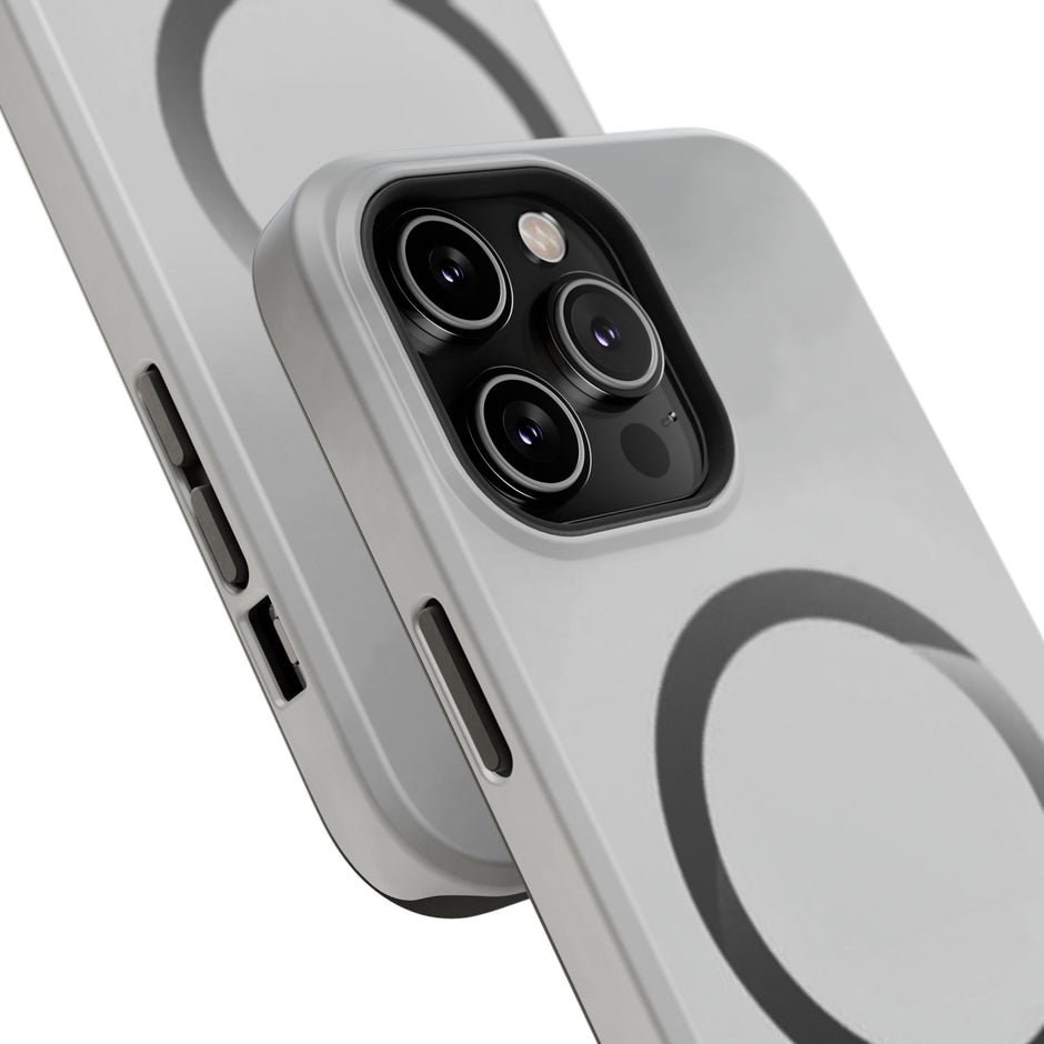 MagSafe Mobilskal – Grå Ringdesign