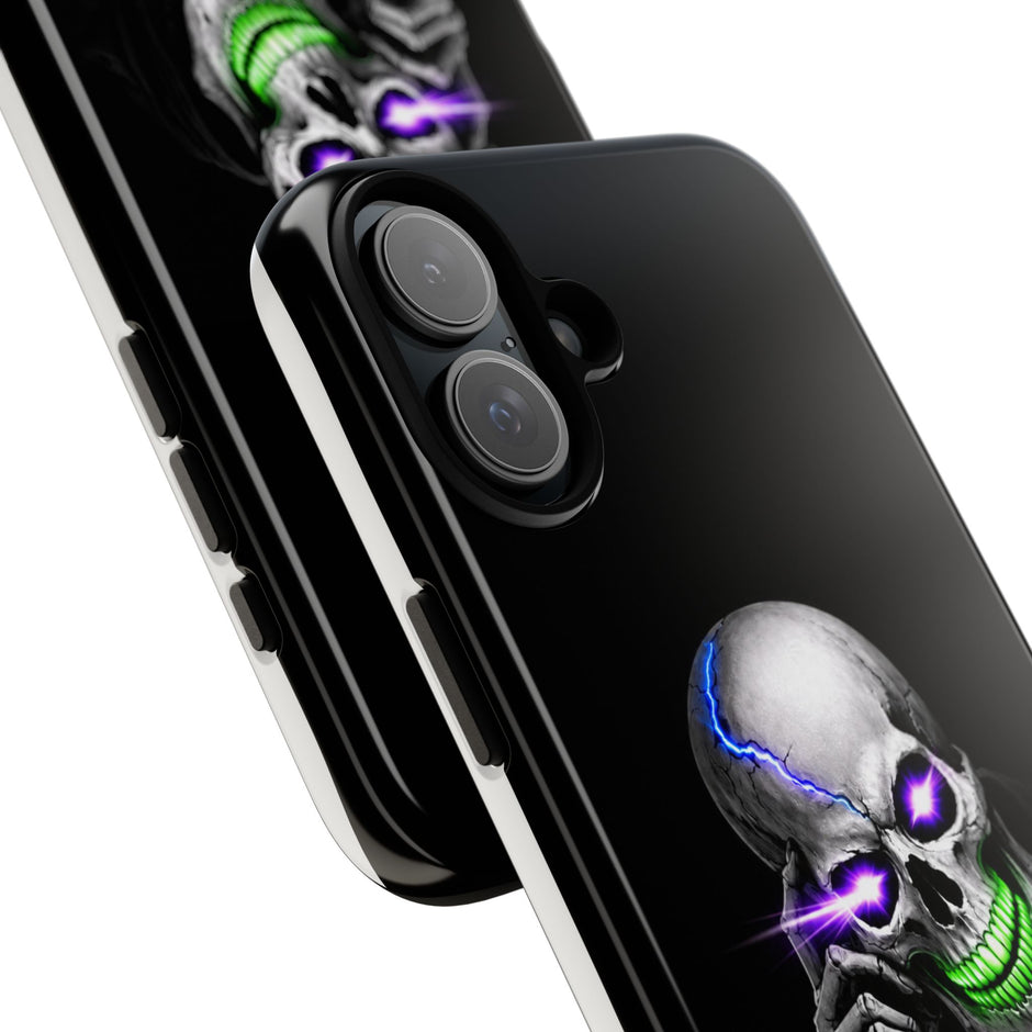 Neon Skull Tough Phone Case