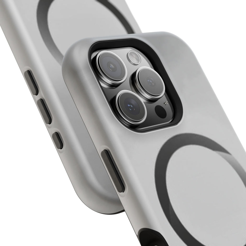MagSafe Mobilskal – Grå Ringdesign